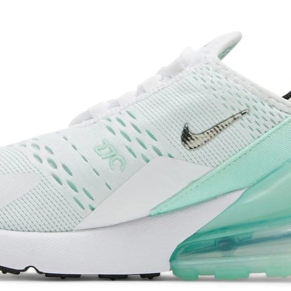 NIKE Women’s Air Max 270 Size 7 White Mint Foam - Picture 8 of 10
